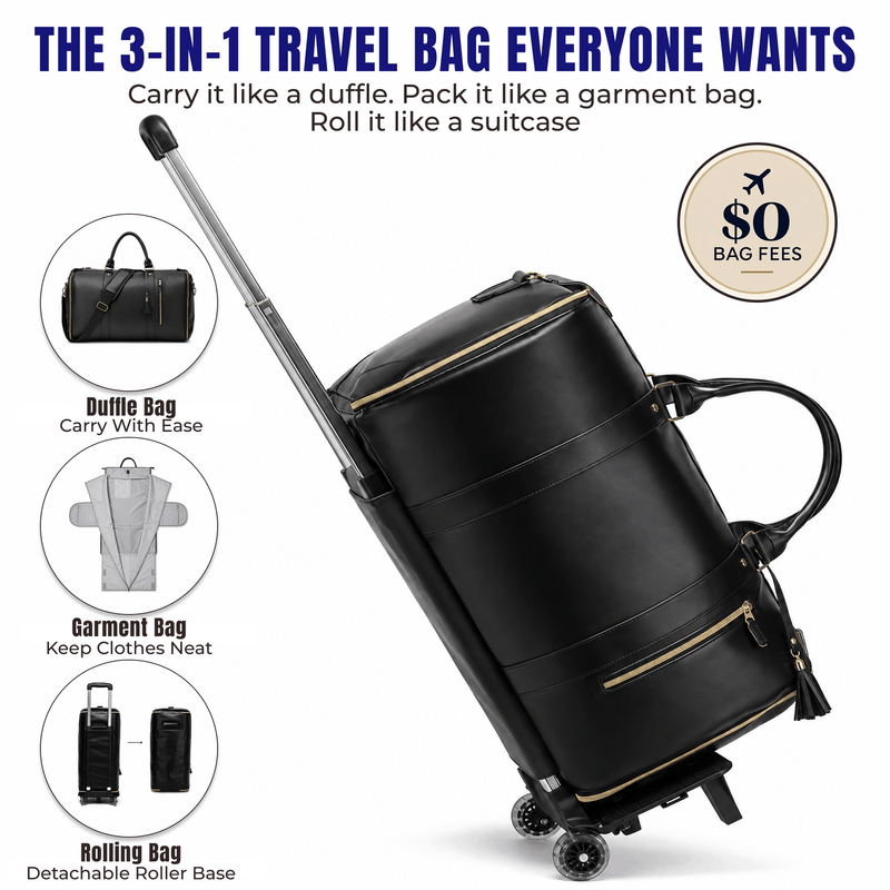 Travier™ The 3-in-1 Carry-On Travel Bag