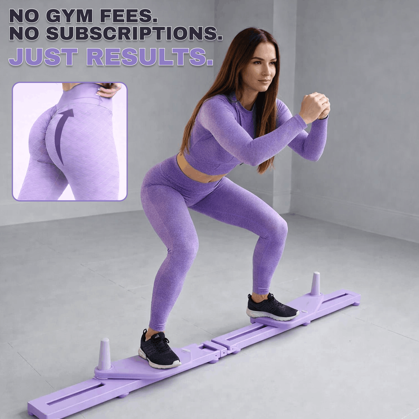 Compact Pilates Slide Board