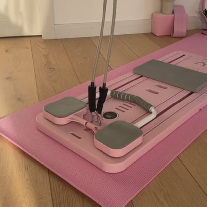 Portable Pilates Reformer-Style Board