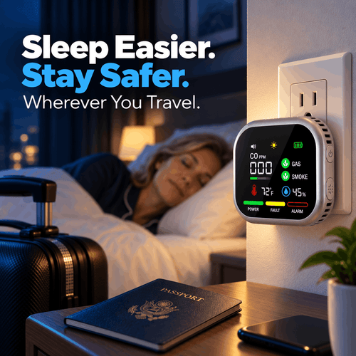 Travier™ AirCheck — Travel Safety Monitor