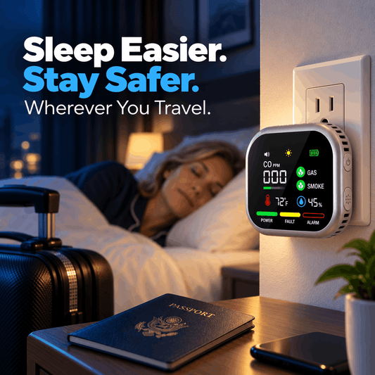 Travier™ AirCheck — Travel Safety Monitor
